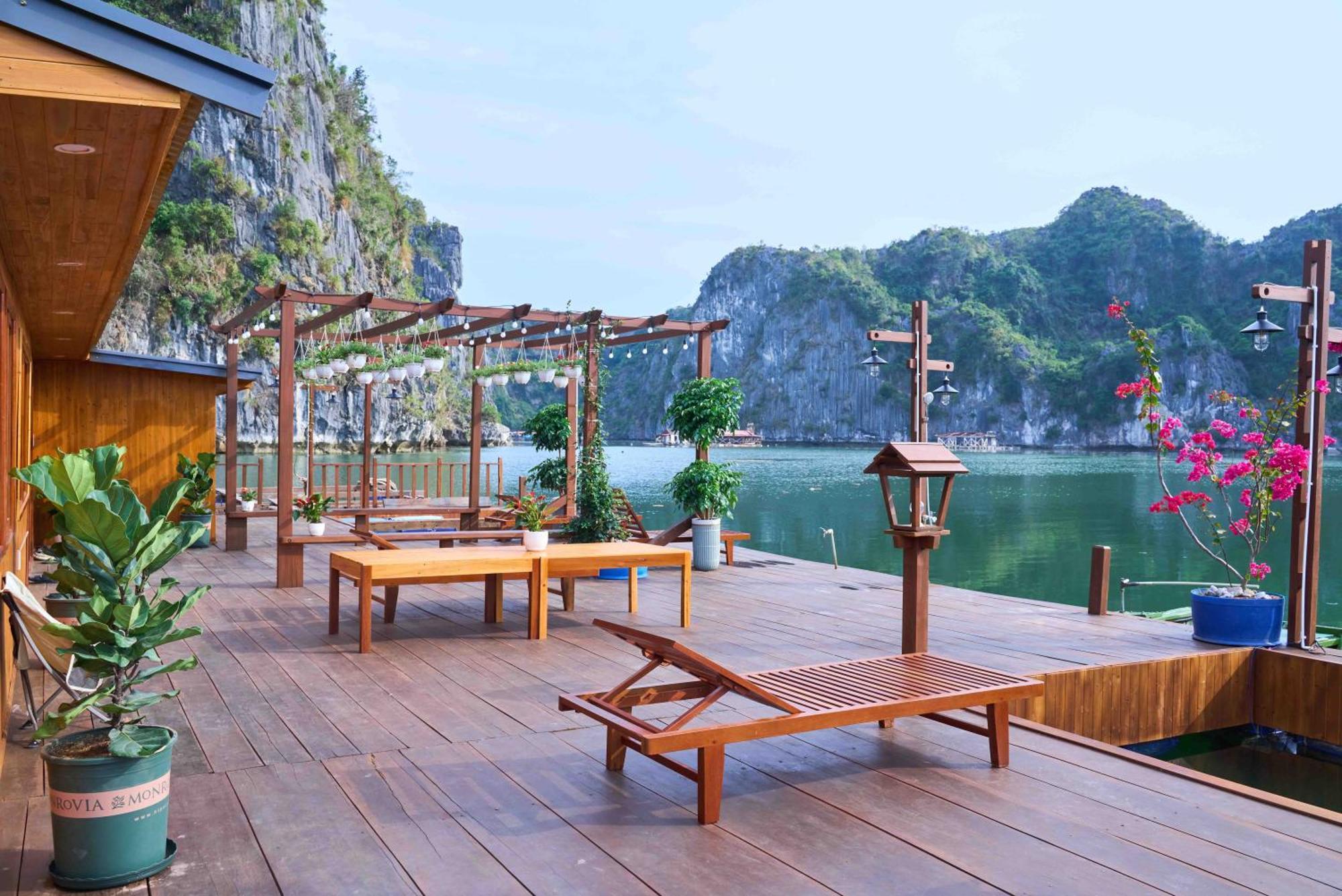 Lan Ha Floating Homestay Dong Khe Sau ภายนอก รูปภาพ