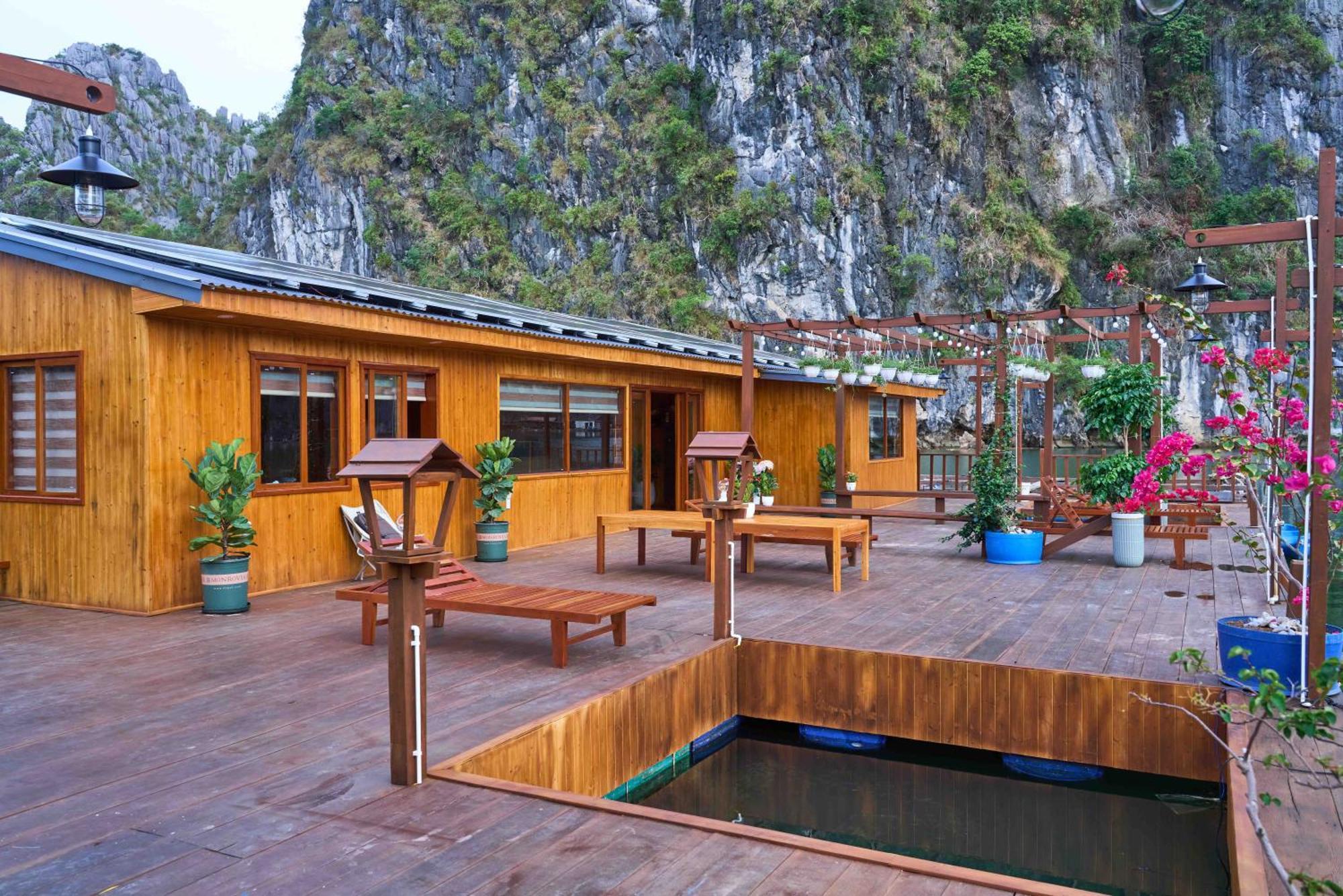 Lan Ha Floating Homestay Dong Khe Sau ภายนอก รูปภาพ