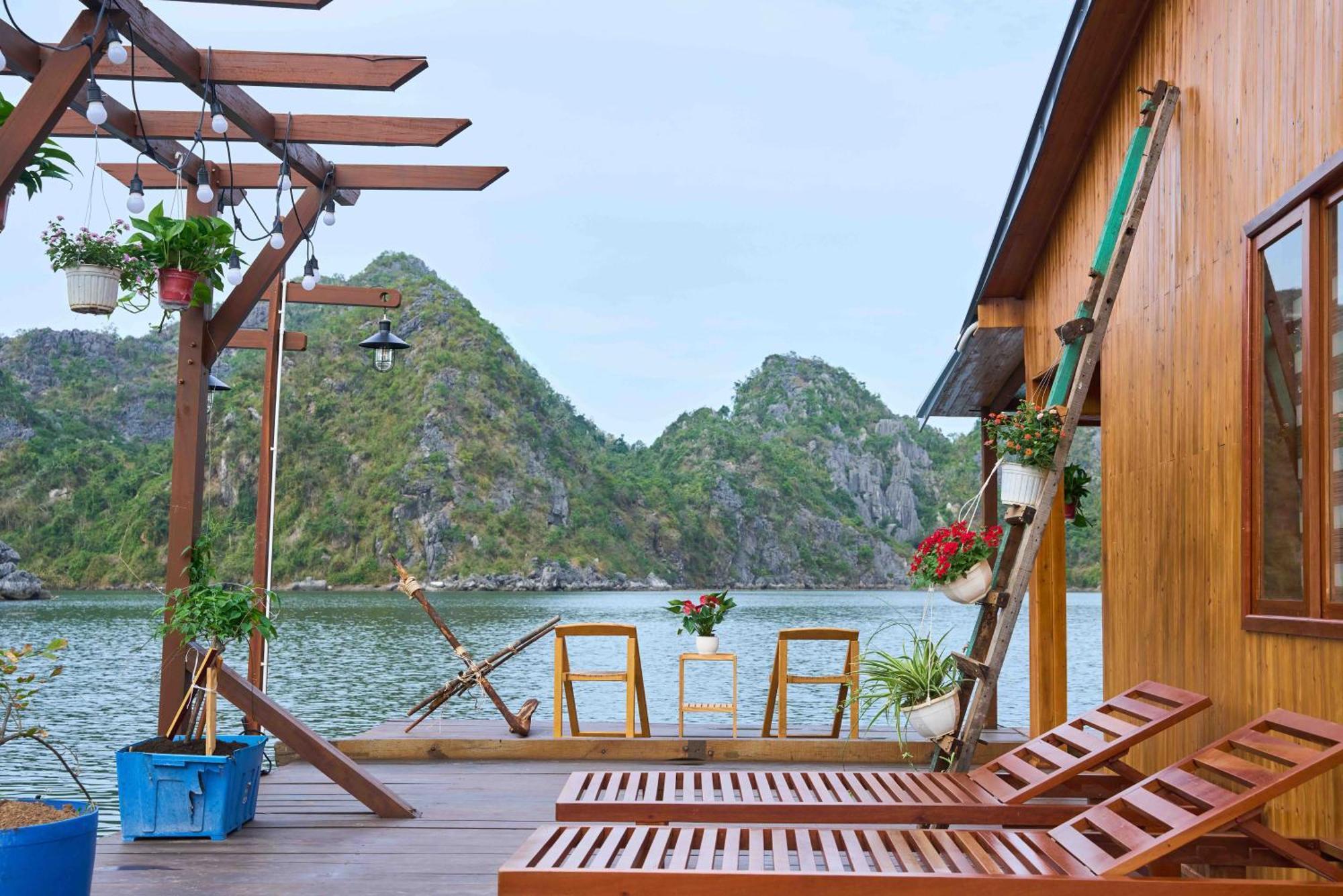 Lan Ha Floating Homestay Dong Khe Sau ภายนอก รูปภาพ
