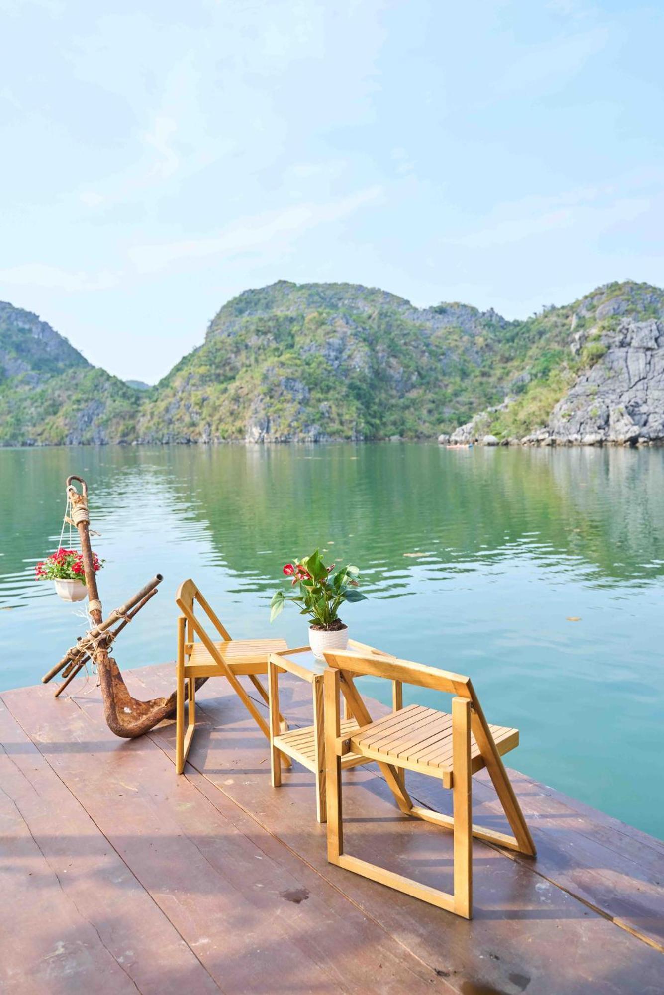 Lan Ha Floating Homestay Dong Khe Sau ภายนอก รูปภาพ